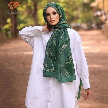 Müslüman çarşaf Şifon Başörtüsü Jersey Mütevazı Hicap Kadın Eşarp islami elbise Kadın Türban Anında Türban Uzun Başkanı Wrap Şal