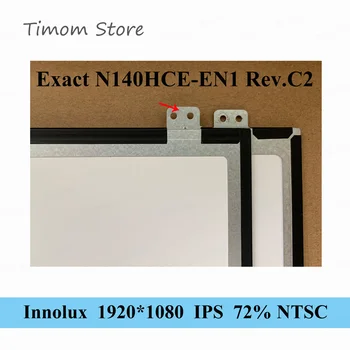 N140HCE-EN1 Rev. C2 C4 C5 Tam Orijinal Innolux 140 Lenovo Laptop LCD LED FHD 1920*1080 IPS 30pin İnce Mat Ekran 72 % NTSC