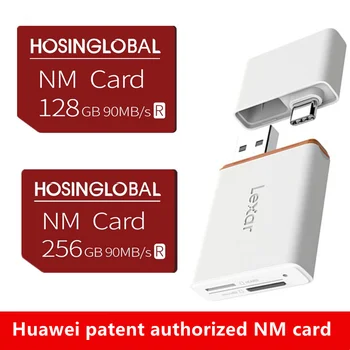 NM hafıza kartı 128 / 256GB nano kart Huawei Mate40 Mate30 mate 20X Pro P20 P30 P40 Pro serisi NM / SD / USB / Tip-C Lexar kart okuyucu