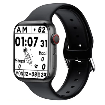 Orijinal akıllı saat Serisi 7 Logo ile Smartwatch Erkekler Kadınlar için 1.75 inç IWO 14 akıllı saat iOS ile Uyumlu Android telefonlar
