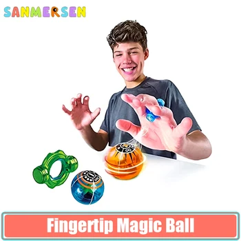 Parmak ucu Sihirli Top İndüksiyon Manyetik Fidget Yüzük Kontrollü Spinner Topu Yaratıcı Çocuk Eğitici Savaş Oyuncakları Oyunları