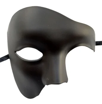PVC Steampunk Phantom Masquerade Cosplay Maske Plastik Yarım Yüz Maskesi Erkek/Kadın Punk Karnaval HalloweenCostume Sahne