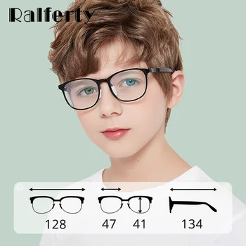 Ralferty kaymaz gözlük çerçevesi çocuklar mavi ışık gözlük şeffaf şeffaf optik reçete çocuk gözlük D5111