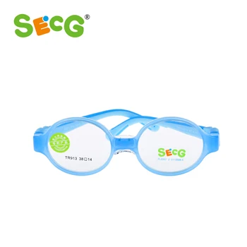 SECG Bebek Yürüyor Sevimli Yuvarlak Çocuk Optik Gözlük Çerçeve Miyopi Hipermetrop Ambliyopi Çocuklar Çerçeve Silikon Gözlük gafas
