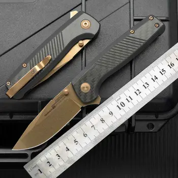 SOG Sorgo XR katlanır bıçak D2 çelik yüksek sertlik keskin katlanır bıçak karbon fiber EDC savunma bıçak açık bıçak