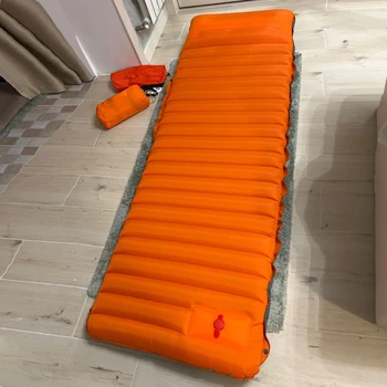 Ultralight Kendinden şişen hava yatağı Genişletmek Uyku Pedi Ekleme şişme yatak Plaj piknik örtüsü Kamp Çadırı hava yastığı
