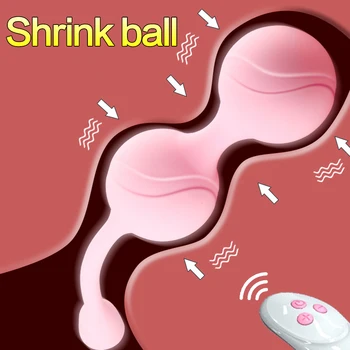 Vajinal Sıkı Topları Uzaktan Kumanda Kegel Topları Vibratör Geyşa Topu Titreşimli Yumurta Silikon Ben Wa Topu Yetişkin Seks Oyuncakları kadın İçin