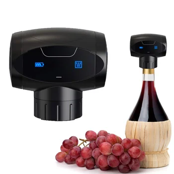 Viboelos Elektrikli Şarap Stoper Taşınabilir Şarap Vakum Pompası Şarap Akıllı Vakum Koruma Tasarrufu Stoper Taze Tutmak Bar Araçları