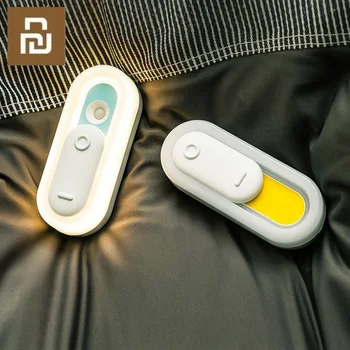 Youpin Akıllı Sensör Gece Lambası İnsan İndüksiyon Lamba Manyetik led ışık USB şarj edilebilir Dolap Duvar Lambası Yatak Odası için