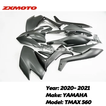 ZXMT Motosiklet Kaporta Tam kaporta kiti Paneli İçin 2020 2021 YAMAHA TMax 560 Orijinal Mat Koyu Yeşil Techmax OEM DX Teknoloji Kamo