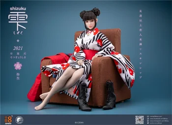 Ölçekli 1/6 I8TOYS ı8-C004 Orient Japon Shizuku Mezuniyet Elbise takım kıyafet Kimono Denizci Elbisesi Kafa İle Hiçbir Vücut Koleksiyonu İçin