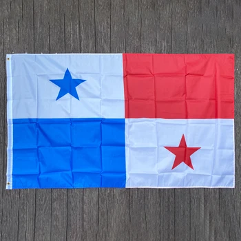 ücretsiz kargo xvggdg 90x150 cm Panama bayrağı 3x5 Ayaklar Süper Poli futbol BAYRAĞI Kapalı Açık Polyester Bayrak