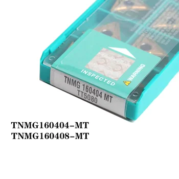 10 ADET TNMG160408 TNMG160404 MT TT5080 TT8020 Karbür İnsert Torna Dönüm Aracı CNC kesici aletler TNMG Bıçak Paslanmaz Çelik