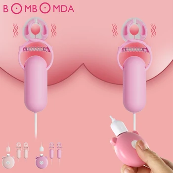 10 Frekans Meme Vibratör Titreşimli Meme Kelepçeleri Klitoral Klip Meme Masajı Klitoral Stimülasyon Erotik Seks Oyuncakları Kadınlar için