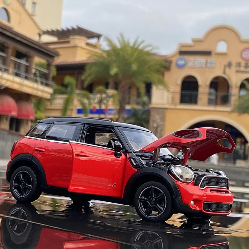 1/24 Mını Countryman Alaşım Araba Modeli MİNİ Coopers Yüksek Simülasyon Diecasts Metal Oyuncak Araçlar Araba Modeli Koleksiyonu Çocuk Oyuncak Hediye Görüntü 1