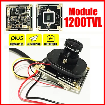 1200TVL CMOS HD güvenlik kamerası FH8510 + 3005 kurulu çip modülü Bitmiş Monitör ırcut + 2.8 mm lens + kablo ürün geliştirme hizmeti