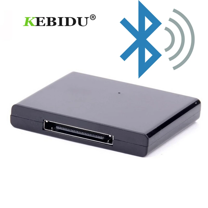 kebidu Orijinal Müzik Ses 30 Pin Alıcı Adaptörü taşınabilir hoparlör bluetooth A2DP Akıllı Telefon Dock için Ses Müzik Alıcısı Görüntü 0