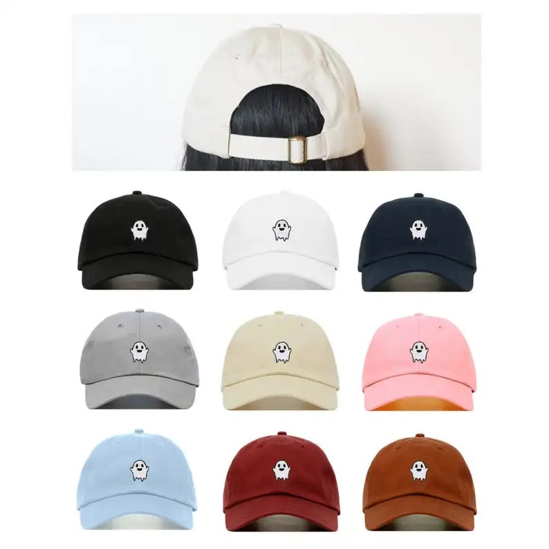 Moda pamuk vahşi beyzbol şapkası HAYALET İşlemeli golf Kap hip-hop snapback şapka açık erkekler ve kadınlar güneş şapkaları gorras Görüntü 2