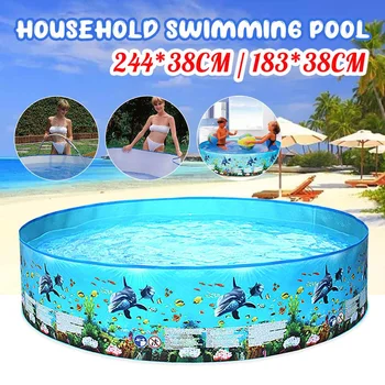 183cm Gerek Yok şişme yüzme Havuzu Yaz Çocuk Çocuk Havuzları Çıkarılabilir Oyun Büyük havuzlar aile için yer Üstü