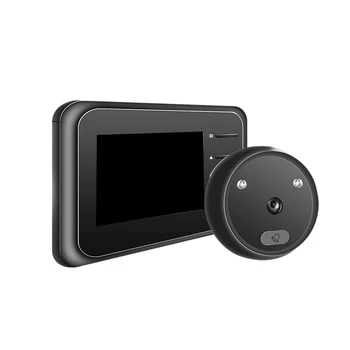 2.4 İnç Ekran Dijital Peephole Görüntüleyici Kapı Zili IR Gece Görüş Elektronik Kapı Göz Kamera Kapı Zili Kapalı Monitör R11