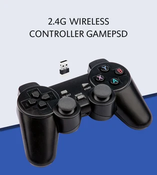 2 adet / takım 2.4 G Kablosuz Oyun Denetleyicisi Gamepad İçin USB Adaptörü İle video oyunu Konsolu 360° Joystick PC Laptop İçin TV