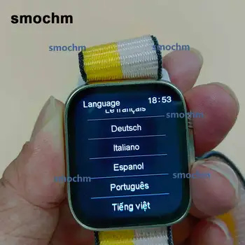 2 veya 3 adet / grup Smochm IWO Ultra akıllı saat Serisi 8 Kablosuz Şarj Cihazı Bluetooth Uyumlu Çağrı PK W27Pro W27Max W28Pro
