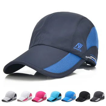 2021
 Erkekler Hızlı Kuru beyzbol şapkası Ayarlanabilir güneş şapkası Hafif Su Geçirmez Nefes Ince Koşu Balıkçılık Şapka