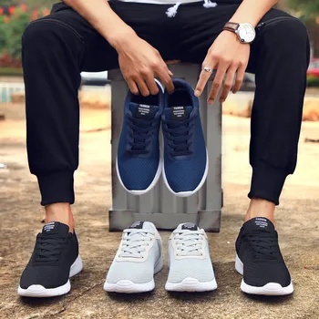 2021 sonbahar Yeni Erkek rahat ayakkabılar Lace up erkek ayakkabısı Hafif Rahat Nefes Yürüyüş Sneakers Tenis Feminino Zapatos