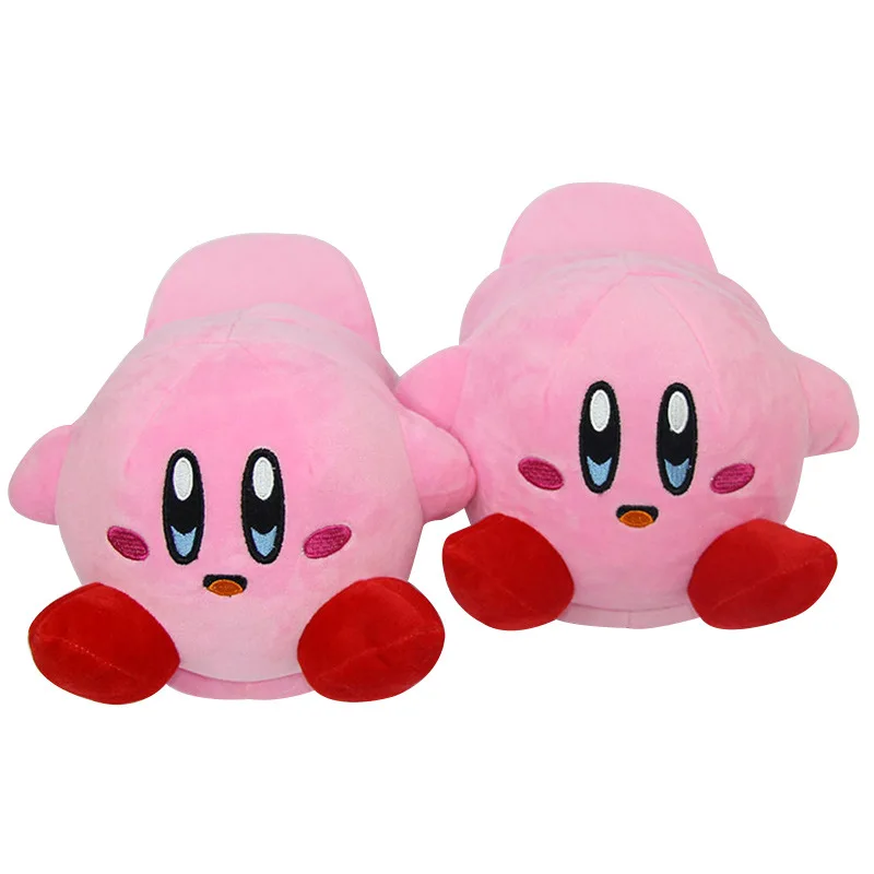 28 cm Kawaii Kirby Peluş Karikatür Oyunu Kirby Dolması Oyuncaklar Terlik Kapalı Ev Hediyeler Kızlar İçin Görüntü 0