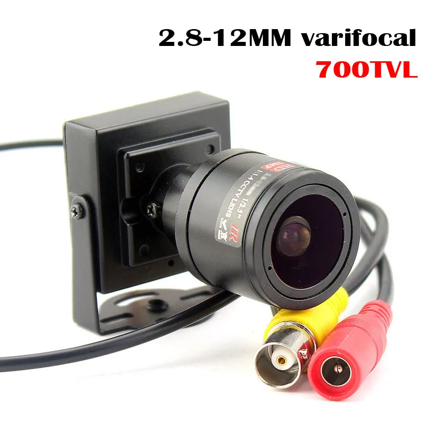 700TVL değişken odaklı lens mini kamera 2.8-12mm Ayarlanabilir Lens Güvenlik cctv güvenlik kamerası Araba Sollama Görüntü 0
