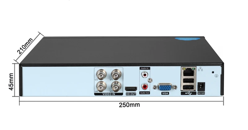 Uzaktan Kumanda Ses Yüz Algılama 8MP 4K Xmeye 8CH 8 Kanal H. 265 + Hibrid WIFI 6 in 1 TVI CVI NVR AHD CCTV DVR Sistemi Görüntü 1