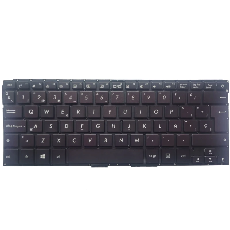 Yeni Laptop İspanyolca Klavye için ASUS Zenbook RX410U RX310 UX310 UX310UA UX310UQ UX410 UX410UA UX410U SP Düzeni Arkadan Aydınlatmalı Görüntü 1