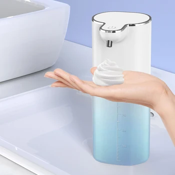 400ml köpük sabun sabunluğu Otomatik Fotoselli Sensör Duvara Monte Akıllı Yıkama El Makinesi Sıvı Sabun Pompası El Dezenfektanı