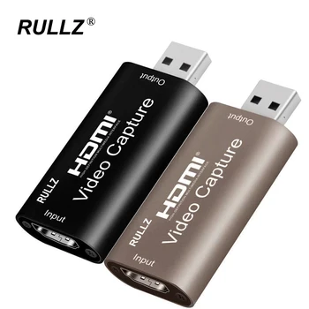 4K HDMI Video Yakalama Kartı USB 3.0 USB2.0 Kapmak Oyun Kaydedici PS4 DVD Kamera Kamera PC Kayıt OBS Canlı Akış