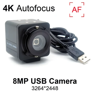 4K Otomatik Odaklama Kamerası USB Kamera CCD IMX179 Sensörü Yüksek Hızlı Mjpeg 8MP Hiçbir Bozulma Lens Canlı Video Öğretim Toplantısı