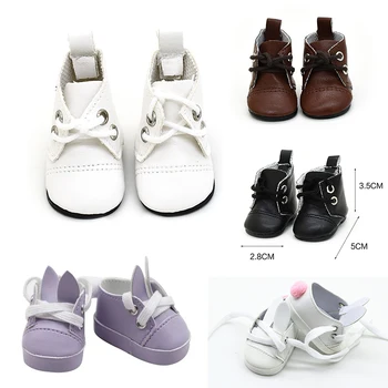 5*3.5 cm 1/6 14.5 İçin Bebek Ayakkabı Elbise Accessorie Uygun EXO Olarak Amerikan Kız Bebek Ayakkabı İnç Bebek Yüksek Martin Bot
