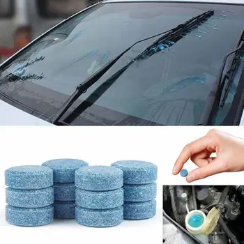50 Adet cam Temizleyici Oto araba sileceği Deterjan Efervesan Tabletler Yıkama Cam Temizleme Aynası Temiz Araçları Araba aksesuarları
