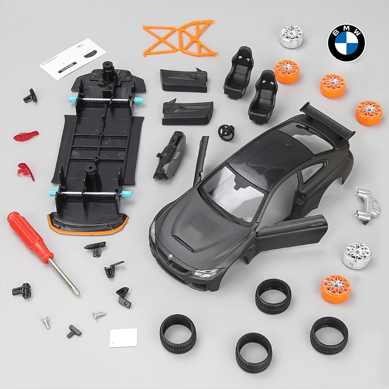 Maisto 1: 24 BMW M4 GTS Montaj Sürümü Alaşım Araba Modeli Diecast Metal oyuncak araba Modeli Yüksek Simülasyon Koleksiyonu çocuk oyuncağı Hediye Görüntü 1