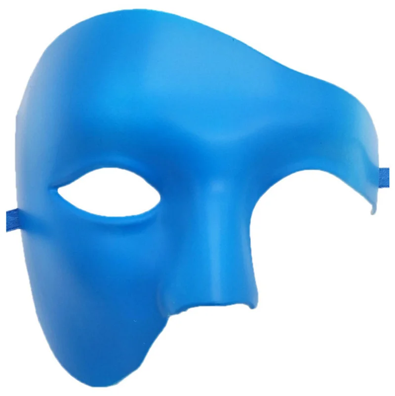 PVC Steampunk Phantom Masquerade Cosplay Maske Plastik Yarım Yüz Maskesi Erkek/Kadın Punk Karnaval HalloweenCostume Sahne Görüntü 1