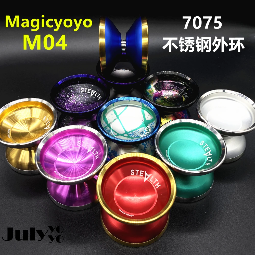 MAGICYOYO M04 STEALTH YOYO Profesyonel Rekabet için 7075 Paslanmaz Çelik Dış Halka Görüntü 0