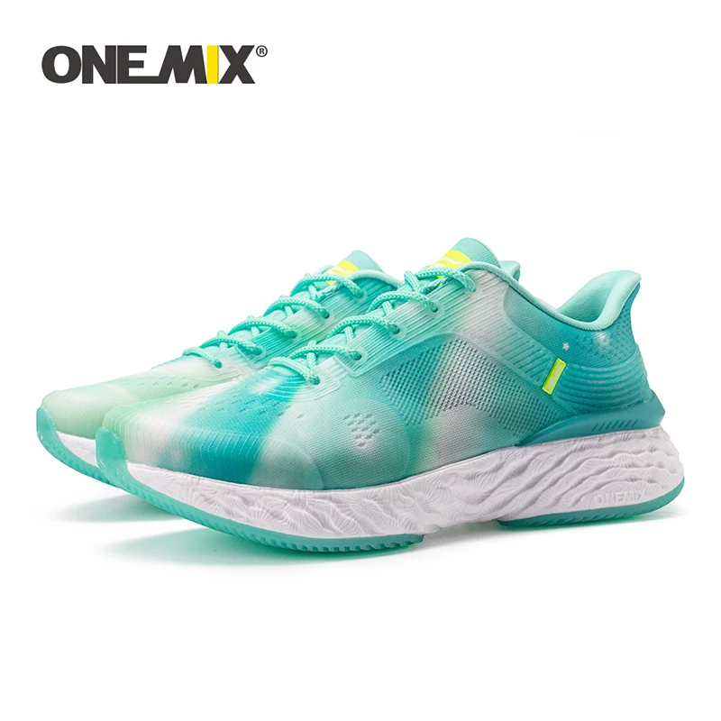 ONEMIX 2022 Yeni Yol koşu ayakkabıları Erkekler Örgü Uppers Spor Ayakkabı Açık Atletik Koşu Erkekler İçin Tenis ayakkabıları Kadın Boyutu 35-47 Görüntü 2