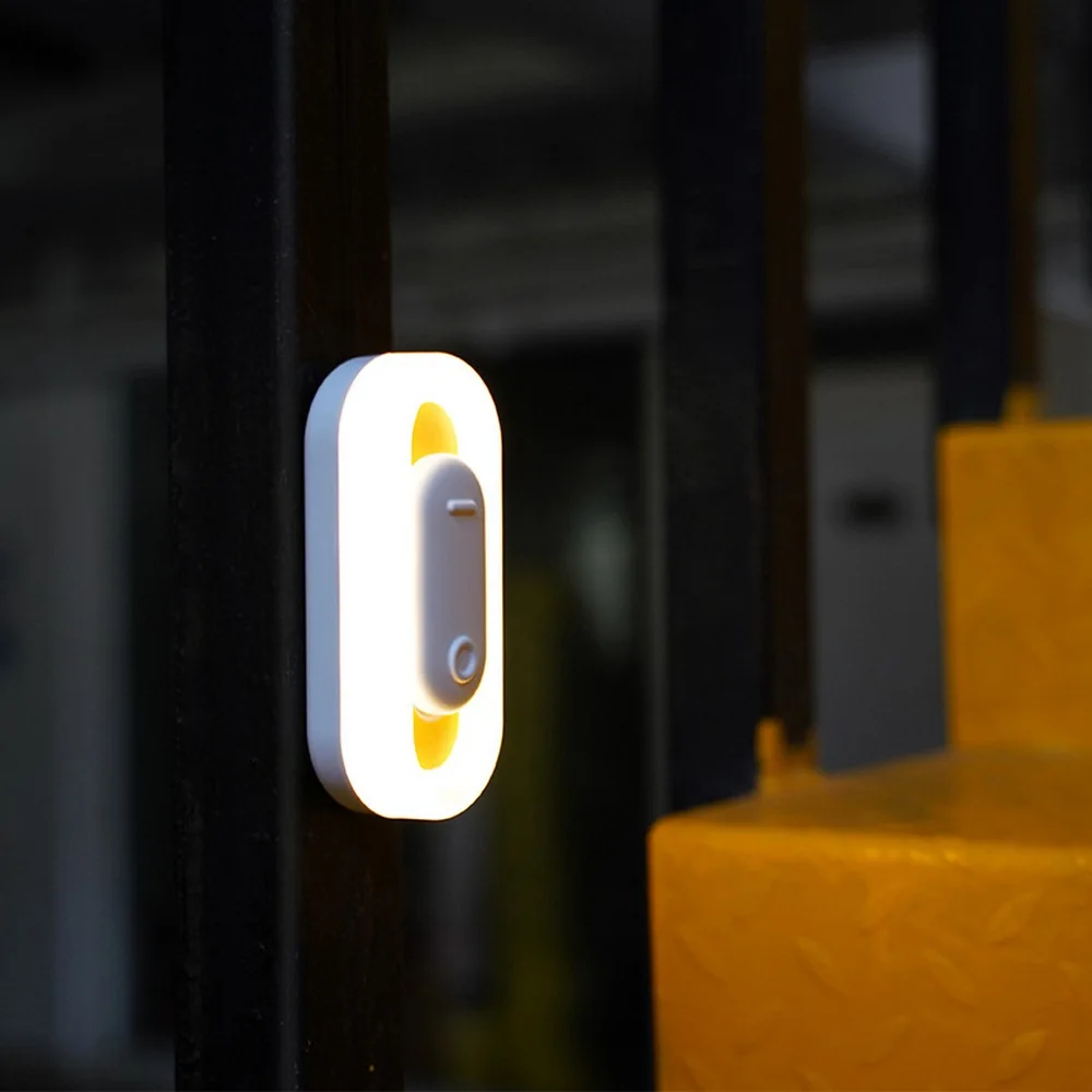 Youpin Akıllı Sensör Gece Lambası İnsan İndüksiyon Lamba Manyetik led ışık USB şarj edilebilir Dolap Duvar Lambası Yatak Odası için Görüntü 1