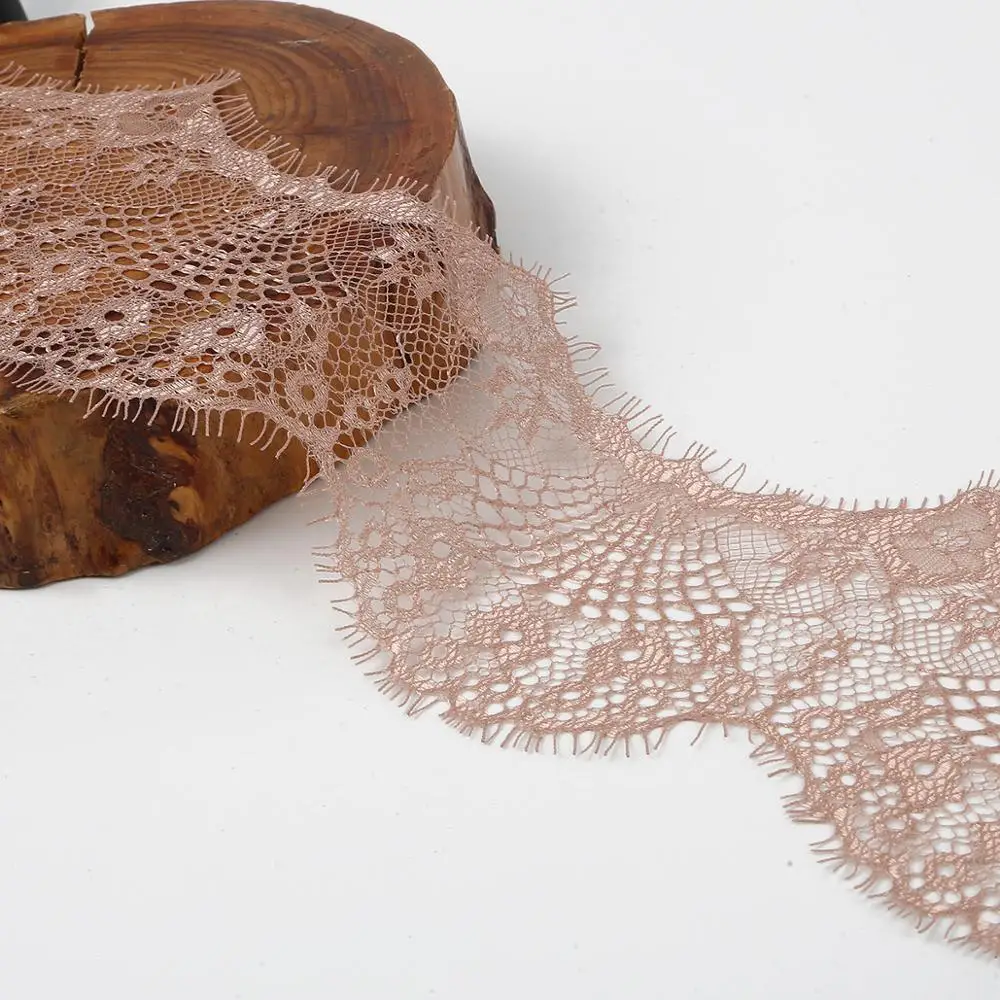 Artisanat 9.5 cm 3 metre 10 Renk İsteğe Bağlı Çiçek Nakış Dantel kumaş süsü Şerit DIY El Yapımı Malzemeler Görüntü 5