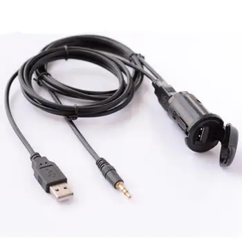 Araba AUX USB adaptörü için Peugeot 1007 107 207 3008 508 5008 RCZ 966452