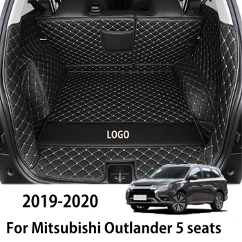 araba gövde paspaslar Mitsubishi Outlander için 5 koltuk 2019 2020 2021 su geçirmez çizme halı kargo astarı