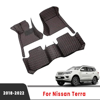 Araba Paspaslar Nissan Terra 2022 İçin 2021 2020 2019 2018 Halı Ayak Pedleri Özel Styling Oto İç Aksesuarları Parçaları Kapakları