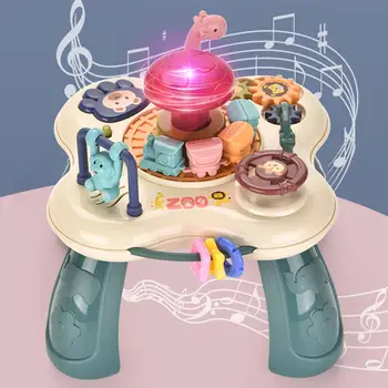 Bebek Aktivite Masa Oyuncaklar Müzikal Ses Sevimli Bebekler Faaliyetleri Oyuncaklar Eğitim Becerileri Öğrenme Müzik Oyunu Çocuklar Hediye İçin Bebek