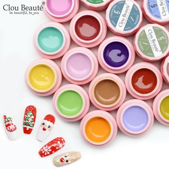 Clou Beaute 5 ML Boyama Jel 72 Renkler UV Jel Oje Kapalı İslatın Tırnak Cilası Yeni 2020 Nail Art İpuçları Tasarım Manikür