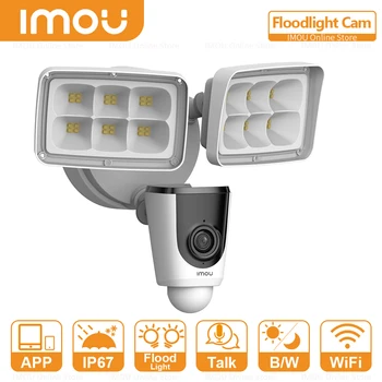 Dahua Imou Projektör IP Kamera 1080P PIR Algılama İki led ışık Açık Hava Wifi Gözetim Güvenlik Kamera