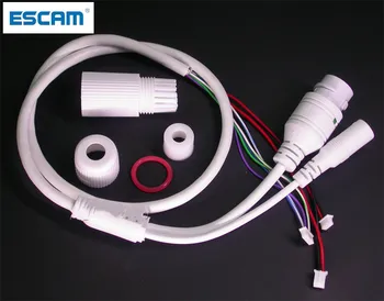 ESCAM LAN kablosu CCTV IP kamera devre kartı modülü (RJ45 / DC) standart tip olmadan 4/5/7/8 teller, 1x durum LED'i